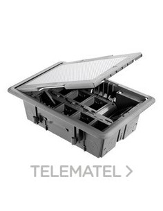 CAJA DE SUELO CON TAPA INOX 16M