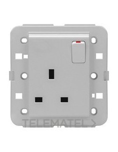 BASE CONMUTADA BS 13A TITANIO