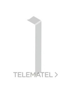 TAPA FINAL 16x100 U24X PVC BLANCO NIEVE