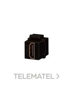 ACOPLADOR HDMI NEGRO ANCLAJE KEYSTONE