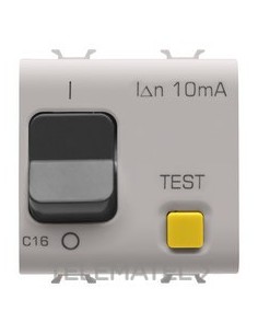 DIF.MAGNETOT.1P+N C16 10mA 230V CA 3KA