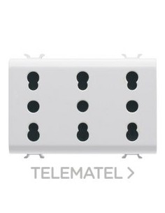 BASE TRP.2P+T 16A P17-11 NORMA ITAL.BL