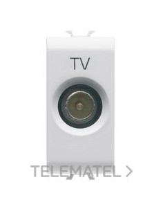 TOMA TV 1 MOD.PASO 5dB M 9,5mm BL
