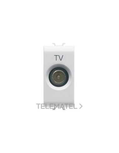 TOMA TV 1 MOD.PASO 5dB M 9,5mm BL