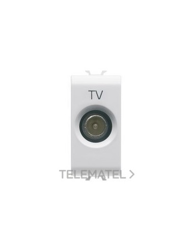 TOMA TV 1 MOD.PASO 10dB M 9,5mm BL