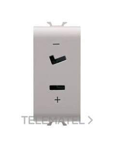 TOMA SELV 2P 6A 24V POLARIZADA 1 MOD.BG