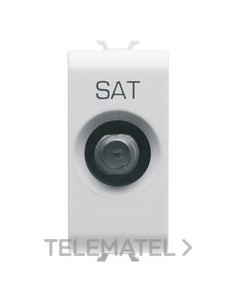 TOMA TV/SAT 1M PAS.10dB CON.F-HEMBRA BL.