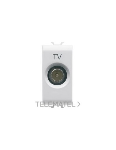 TOMA TV 1M DIRECTA CON. MACHO 9,5mm BL.