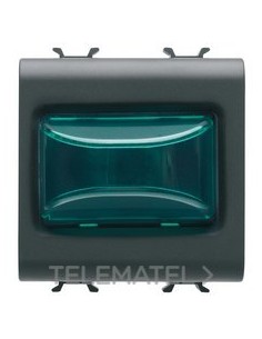 TESTIGO SALIENTE VERDE 3W 2M NEGRO