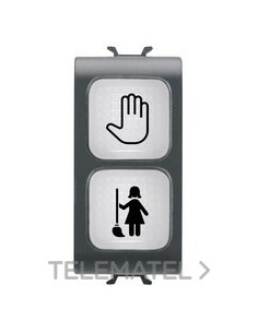 TESTIGO DE SEÑALIZ DOBLE 'DND+MUR' 1M N.