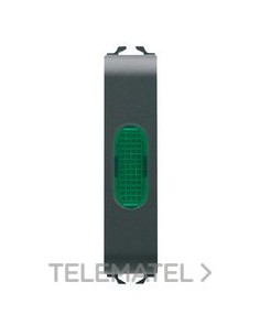 TESTIGO DE SEÑ. VERDE 1/2M NEGRO