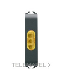 TESTIGO DE SEÑ. ÁMBAR 1/2M NEGRO