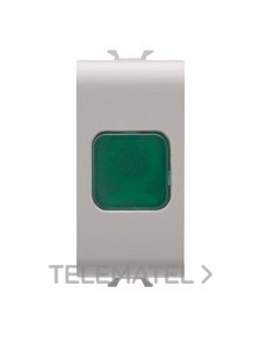 TESTIGO DE SEÑAL VERDE 1 MÓDULO BEIGE