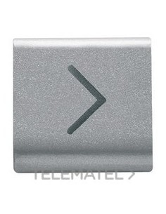 TECLA INTERCAMB.'FLECHA HOR.' TITANIO