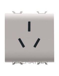 TAPA FUERZA STD.CHINA 2P+T 16A BG