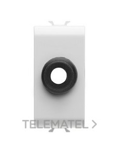 TAPA CIEGA 1M SALIDA CABLE BLANCO