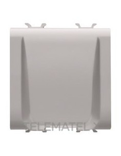 TAPA CIEGA 2 MÓDULOS SALIDA CABLE BEIGE