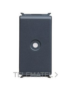 TAPA CIEGA 1 MODULO CON SALIDA CABLE