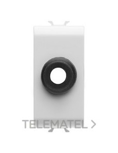 TAPA CIEGA 1 MÓDULO SALIDA CABLE BLANCO
