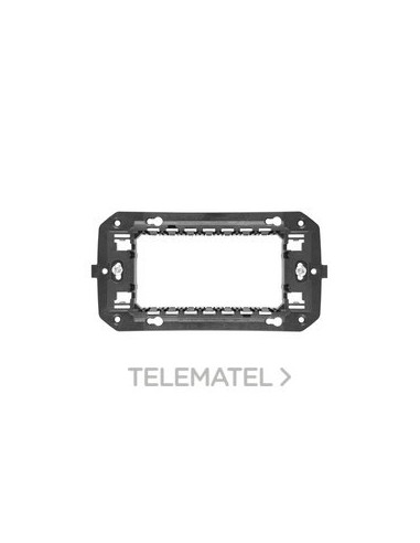 SOPORTE NORMA ITALIANA 4 MÓDULOS