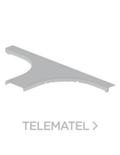 TAPA DERIVACIÓN T GRIS RAL7038 100 U48X