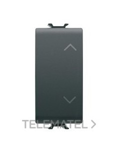 PULSADOR ELECTR.BUS/230V DOBLE NEGRO