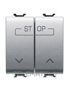 DOBLE PULSADOR 2M 1P NA 16A TITANIO