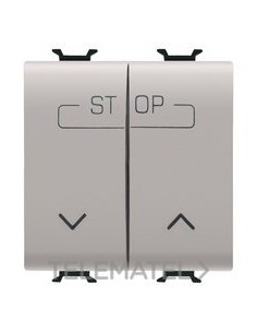 PULSADOR DBL.2 MOD.1P NA 16A CX.RAP.BG