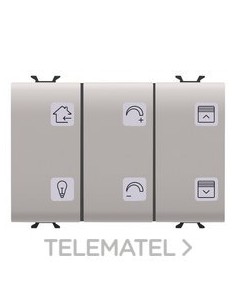 PULSADOR 6 CAN.TECLAS SIMB.BL KNX BG