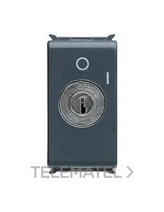 PULSADOR BIP.NA 10A CON LLAVE