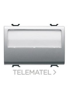 PULS. 3M 1P NA 10A PLACA P.ETIQ.LUM.TIT