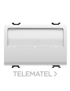 PULS. 3M 1P NA 10A PLACA P.ETIQ.LUM. BL.