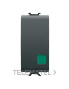 PULSADOR 1 M 1P NA+NC 16A MARCHA NEGRO