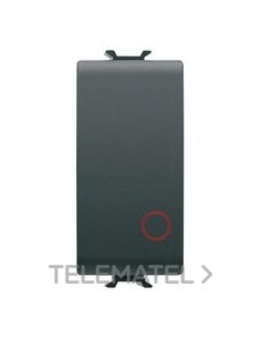 PULSADOR 1M 1P NC 16A NEGRO