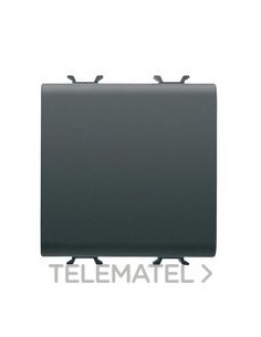 PULSADOR 2M 1P NA 16A NEGRO