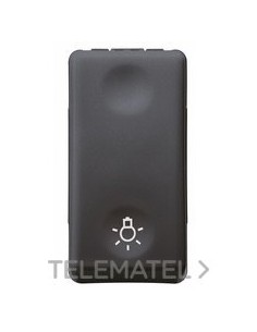 PULSADOR 1P NA 10A -LUZ- SY/BK