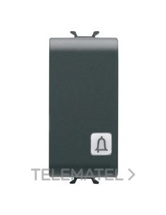 PULSADOR 1 M 1P NA 16A TIMBRE NEGRO