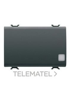 PULSADOR 3M 1P NA 16A LUM. SEÑ. NEGRO