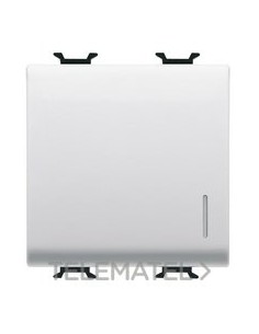 PULSADOR 2M 1P NA 16A LUM. LOC.BLANCO