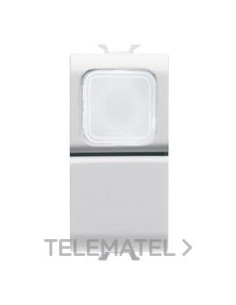 PULSADOR 1M 1P NA 16A TEST.TRANSP.BLANCO