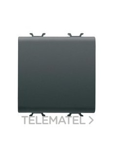 PULSADOR 2M 1P NA 16A CON.RÁPIDA NEGRO