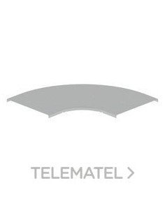 TAPA CV.PNA.90° GR RAL7038 300 U48X