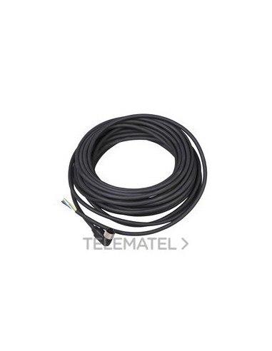 CONECTOR HEMBRA M12 acodado-80 15m