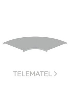 TAPA CV.PNA.90° GR RAL7038 400 U48X