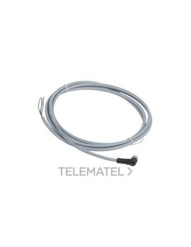 CONECTOR CABLE PVC HEMBRA M8 4pin 90o