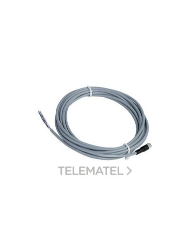 CONECTOR CABLE PVC HEMBRA M8 4pin 5m