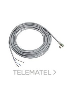 CONECTOR CABLE PVC HEMBRA M8 3pin PNP
