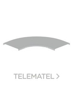 TAPA CV.PNA.90° GR RAL7038 200 U48X