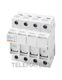 PORTAFUS.SECC.3P+N 8,5X31,5 400V 20A