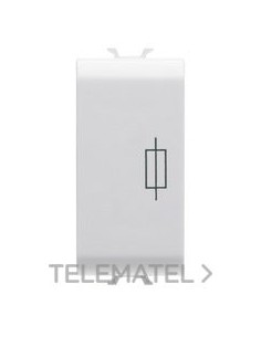 PORTAFUSIBLE 16A 250V CA 1 MÓDULO BLANCO